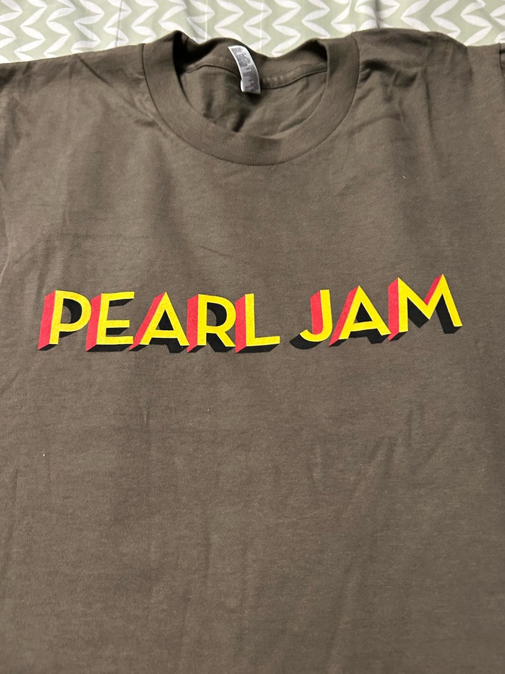 Pearl Jam 2016 tour shirt size S